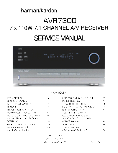 DENON hfe harman kardon avr7300 service  DENON Audio AVR7300 hfe_harman_kardon_avr7300_service.pdf