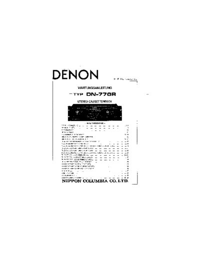 DENON hfe denon dn-770r service de  DENON Audio DN-770R hfe_denon_dn-770r_service_de.pdf