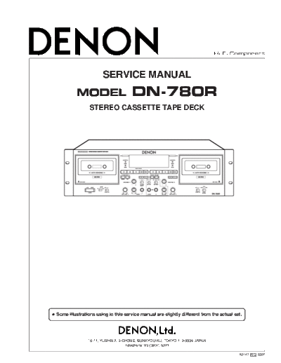 DENON hfe denon dn-780r service en  DENON Audio DN-780R hfe_denon_dn-780r_service_en.pdf