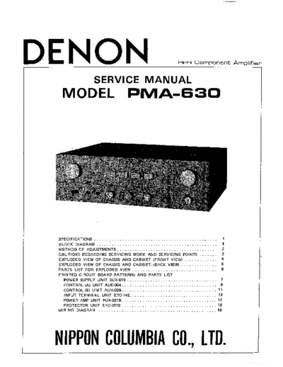 DENON hfe denon pma-630 service en  DENON Audio PMA-630 hfe_denon_pma-630_service_en.pdf