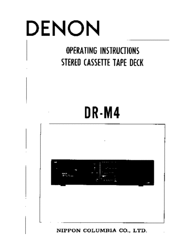 DENON hfe denon dr-m4 en  DENON Audio DR-M4 hfe_denon_dr-m4_en.pdf