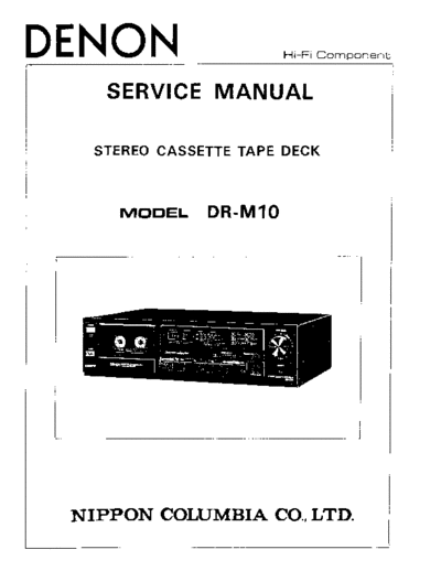 DENON hfe denon dr-m10 service en  DENON Audio DR-M10 hfe_denon_dr-m10_service_en.pdf