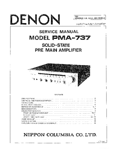 DENON hfe denon pma-737 service en  DENON Audio PMA-737 hfe_denon_pma-737_service_en.pdf
