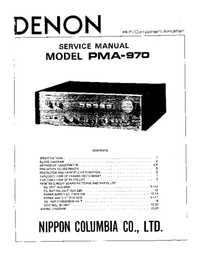 DENON hfe denon pma-970 service  DENON Audio PMA-970 hfe_denon_pma-970_service.pdf