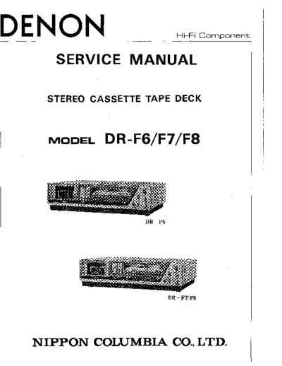 DENON hfe denon dr-f6 f7 f8 service en  DENON Audio DR-F6 hfe_denon_dr-f6_f7_f8_service_en.pdf