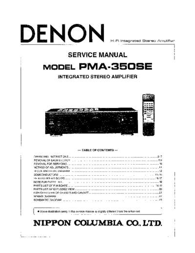 DENON hfe denon pma-350se service  DENON Audio PMA-350 hfe_denon_pma-350se_service.pdf