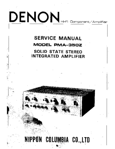 DENON hfe denon pma-350z service en  DENON Audio PMA-350Z hfe_denon_pma-350z_service_en.pdf