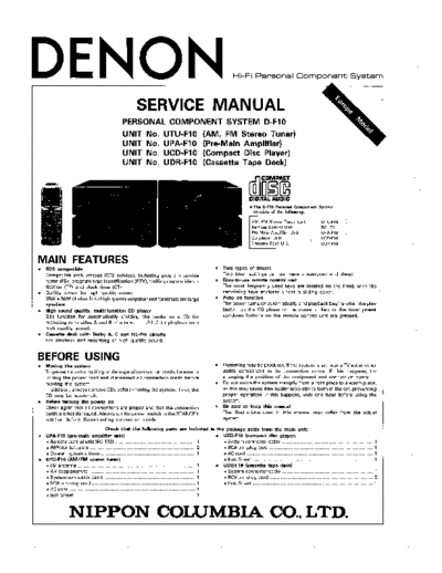 DENON hfe denon upa-f10 service en  DENON Audio UPA-F10 hfe_denon_upa-f10_service_en.pdf