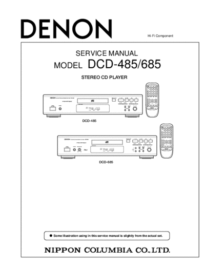 DENON hfe denon dcd-485 685 service en  DENON CD DCD-485 hfe_denon_dcd-485_685_service_en.pdf