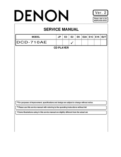 DENON hfe denon dcd-710ae service  DENON CD DCD-710AE hfe_denon_dcd-710ae_service.pdf