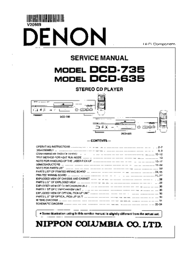 DENON hfe denon dcd-635 735 service en  DENON CD DCD-735 hfe_denon_dcd-635_735_service_en.pdf