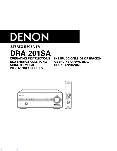 DENON dra201sa  DENON Audio DRA-201SA dra201sa.pdf