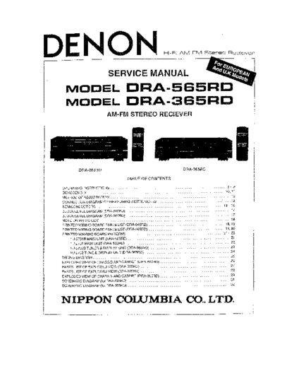 DENON hfe denon dra-365rd 565rd service en  DENON Audio DRA-365R hfe_denon_dra-365rd_565rd_service_en.pdf