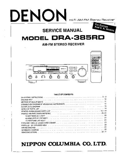 DENON hfe denon dra-385rd service  DENON Audio DRA-385RD hfe_denon_dra-385rd_service.pdf