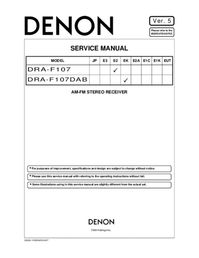 DENON hfe denon dra-f107 f107dab service en  DENON Audio DRA-F107 hfe_denon_dra-f107_f107dab_service_en.pdf