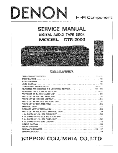 DENON DTR2000 SM  DENON Audio DTR-2000 DTR2000_SM.pdf