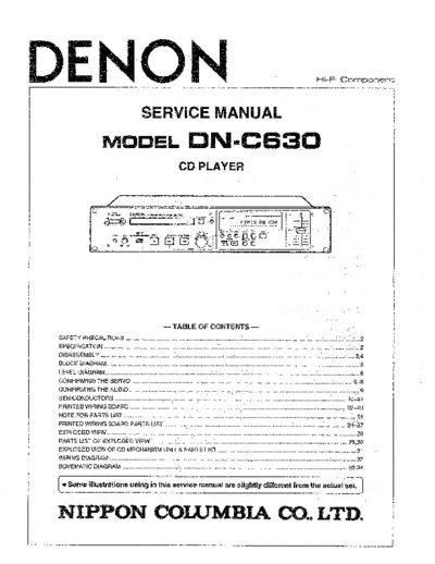 DENON hfe denon dn-c630 service en  DENON CD DN-C630 hfe_denon_dn-c630_service_en.pdf
