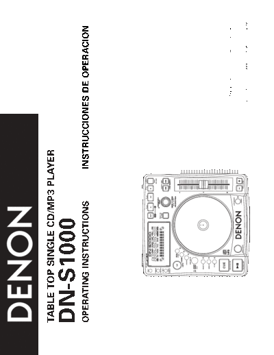 DENON hfe denon dn-s1000 en es  DENON CD DN-S1000 hfe_denon_dn-s1000_en_es.pdf