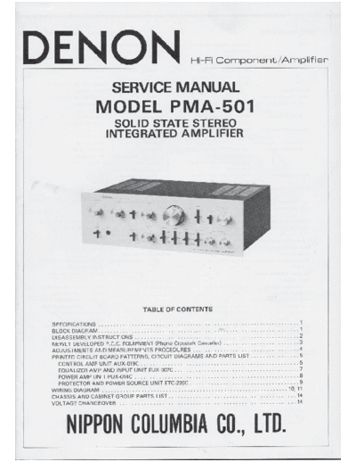 DENON hfe   pma-501 service en low res  DENON Audio PMA-501 hfe_denon_pma-501_service_en_low_res.pdf