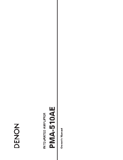 DENON hfe denon pma-510ae en  DENON Audio PMA-510 hfe_denon_pma-510ae_en.pdf