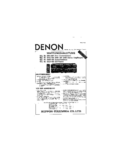 DENON UCD100 SM DENON  DENON CD UCD-100 UCD100_SM_DENON.pdf