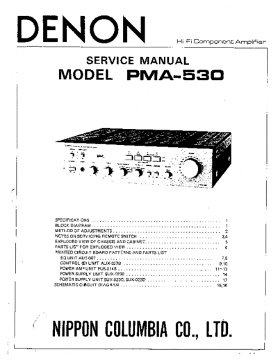 DENON hfe   pma-530 service  DENON Audio PMA-530 hfe_denon_pma-530_service.pdf