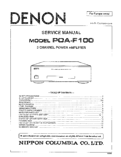 DENON hfe denon poa-f100 service en  DENON Audio POA-F100 hfe_denon_poa-f100_service_en.pdf