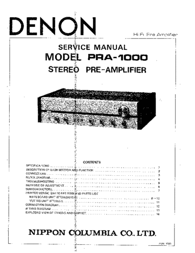 DENON hfe denon pra-1000 service  DENON Audio PRA-1000 hfe_denon_pra-1000_service.pdf