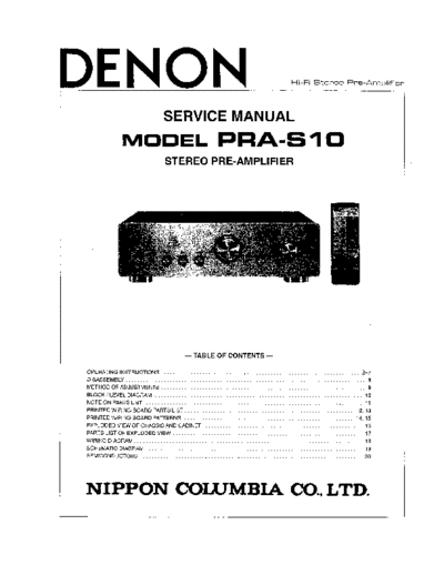 DENON hfe   pra-s10 service  DENON Audio PRA-S10 hfe_denon_pra-s10_service.pdf