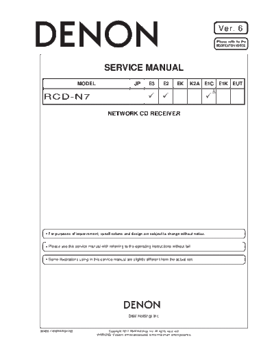 DENON rcd-n7 svm  DENON Audio RCD-N7 rcd-n7_svm.pdf