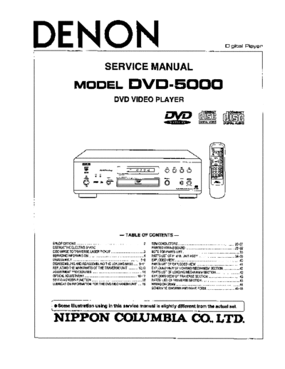 DENON hfe denon dvd-5000 service  DENON DVD DVD-5000 hfe_denon_dvd-5000_service.pdf