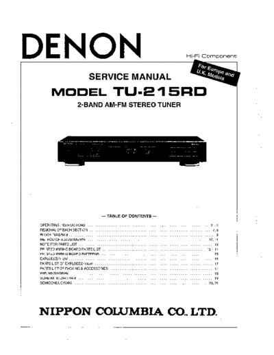 DENON hfe denon tu-215rd service en  DENON Audio TU-215RD hfe_denon_tu-215rd_service_en.pdf