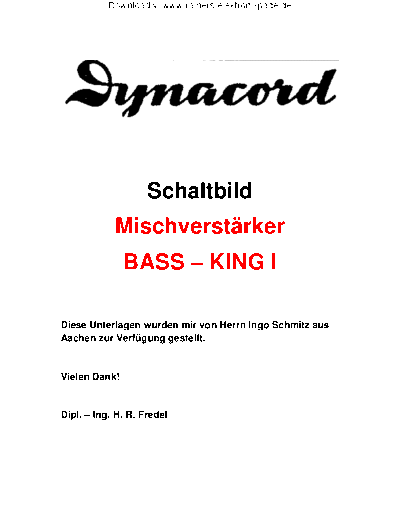 DYNACORD Dynacord Bass   King I  DYNACORD Audio Bassking 1 Dynacord_Bass___King_I.pdf