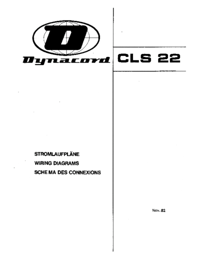 DYNACORD CLS 22  DYNACORD Audio CLS22 CLS 22.pdf