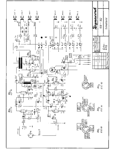 DYNACORD Echo-King (109-102) (1963)  DYNACORD Audio Echo King Echo-King (109-102) (1963).pdf