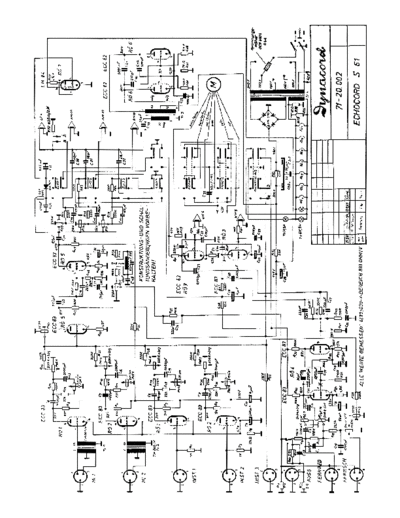 DYNACORD Echocord Super 61 (71-20.002) (1961)  DYNACORD Audio Echocord Super 61 Echocord Super 61 (71-20.002) (1961).pdf