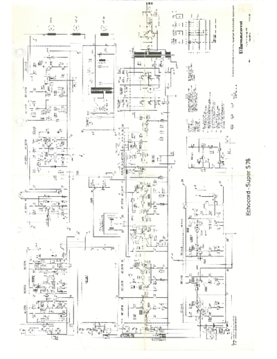 DYNACORD Echocord Super 76 (1-0106) (Rev. d) (1972)  DYNACORD Audio Echocord Super 76 Echocord Super 76 (1-0106) (Rev. d) (1972).pdf