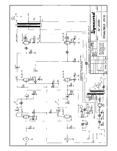 DYNACORD KV 10 (27-04-1959)  DYNACORD Audio KV 10 KV 10 (27-04-1959).pdf