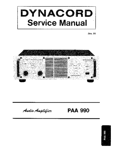 DYNACORD hfe dynacord paa 990 service en  DYNACORD Audio PAA 990 hfe_dynacord_paa_990_service_en.pdf