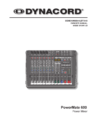 DYNACORD Manual_PowerMate-600_2  DYNACORD Audio Powermate 600 Manual_PowerMate-600_2.pdf