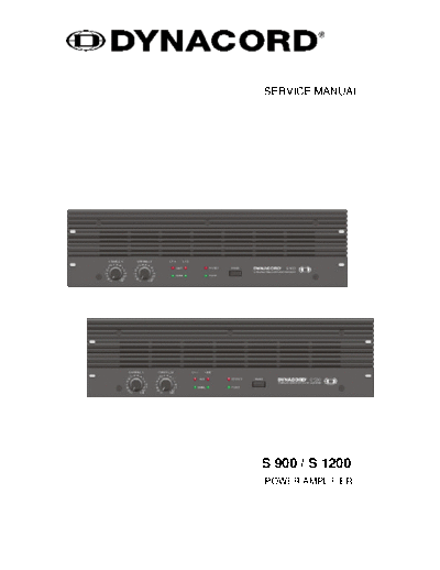 DYNACORD hfe dynacord s 900 1200 service de  DYNACORD Audio S 900 hfe_dynacord_s_900_1200_service_de.pdf