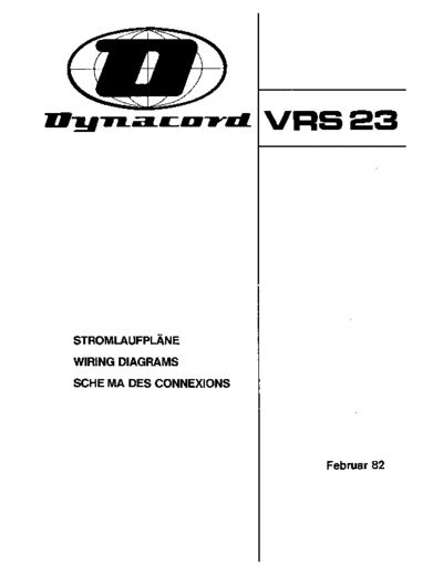 DYNACORD VRS 23 (another version)  DYNACORD Audio VRS 23 VRS 23 (another version).pdf