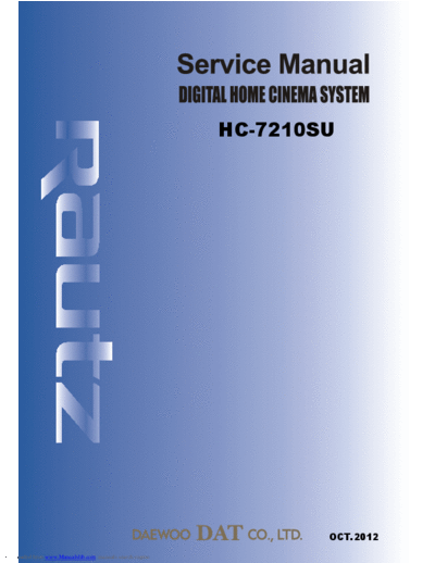 Daewoo daewoo hc 7210su sm  Daewoo Audio HC-7210SU daewoo_hc_7210su_sm.pdf