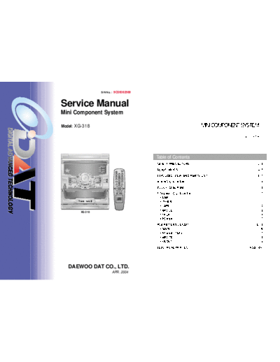 Daewoo hfe daewoo xg-318 service en  Daewoo Audio XG-318 hfe_daewoo_xg-318_service_en.pdf