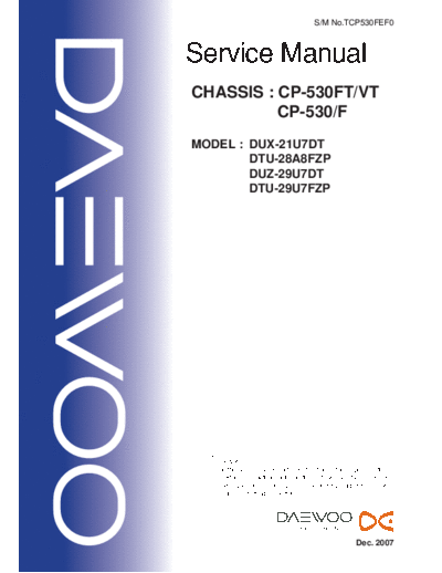 Daewoo chassis cp-530ft-vt cp-530-f model dux-21u7dt dtu-28a8fzp duz-29u7dt dtu-29u7fzp sm  Daewoo TV DTU-28A8FZP daewoo_chassis_cp-530ft-vt_cp-530-f_model_dux-21u7dt_dtu-28a8fzp_duz-29u7dt_dtu-29u7fzp_sm.pdf