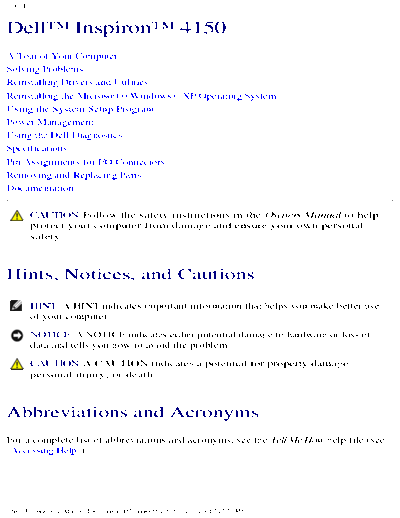 Dell 4150  Dell Inspiron 4150 4150.pdf