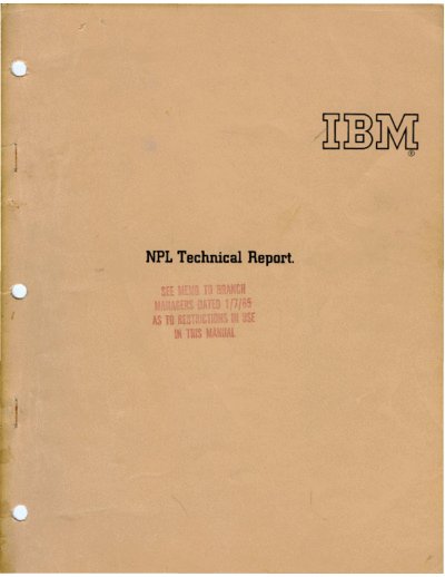 IBM 320-0908 NPL Technical Report Dec64  IBM 360 pli 320-0908_NPL_Technical_Report_Dec64.pdf
