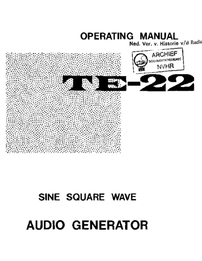 Lafayette Lafayette TE22  Lafayette Audio TE22 Lafayette_TE22.pdf