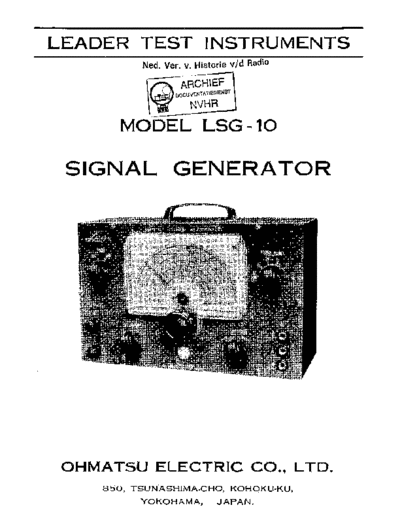 Lafayette Leader LSG10  Lafayette Meet app LSG10 Leader_LSG10.pdf