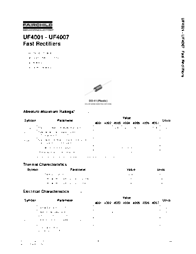 UF4001 UF4001-7  . Electronic Components Datasheets Various UF4001 UF4001-7.pdf